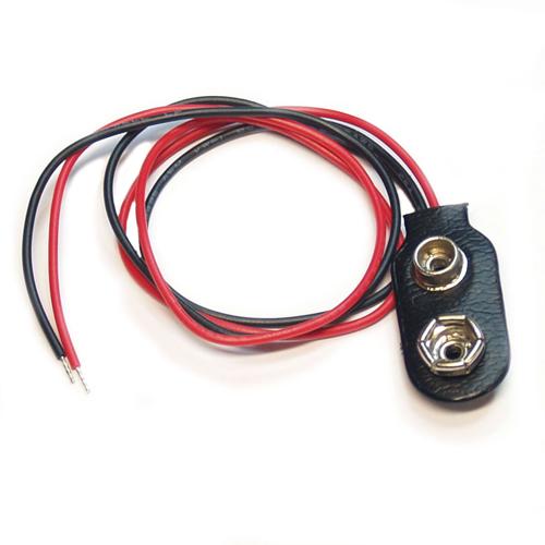 9V Battery Snap with 12 inch leads - ON SALE