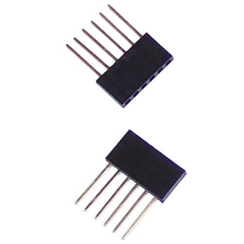 Arduino 1x6 Male/Female Header Strip - 2 pcs
