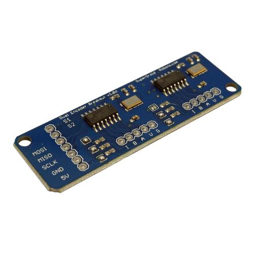 Dual LS7366R Quadrature Encoder Buffer
