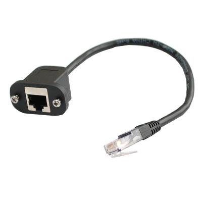 Panel Mount Ethernet Extension Cable
