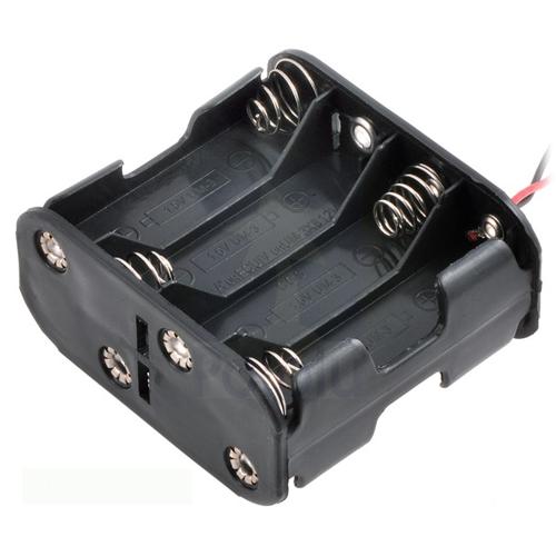8-AA Battery Holder, Back-to-Back