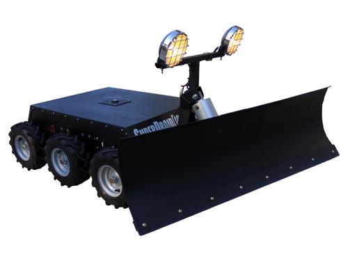 CUSTOM RC 6WD Robot with Snow Plow - SOLD