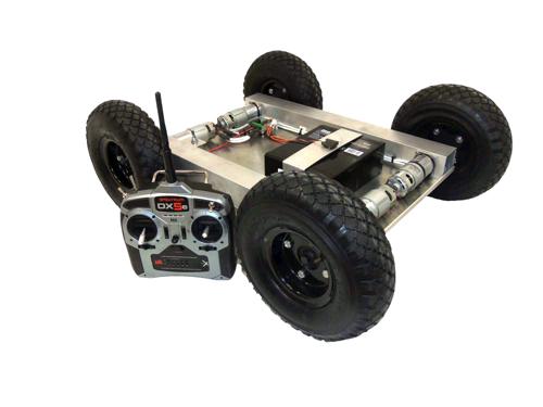 Prebuilt 4WD IG42 - SB Custom Length Assembled Robot with 10 inch Tires - SOLD Prebuilt 4WD IG42 - SB Custom Length Assembled Robot with 10 inch Tires - SOLD