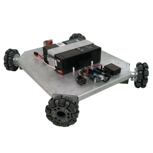 NEW Prebuilt Programmable Quad-Wheel Omni-Directional Vectoring Robot - IG32 SB