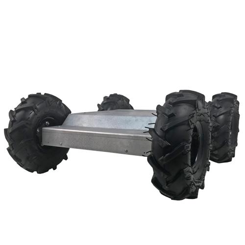 Prebuilt 4WD IG42 - SB Custom Length Assembled Robot with Cover and 10 inch Tiller Tires - SOLD