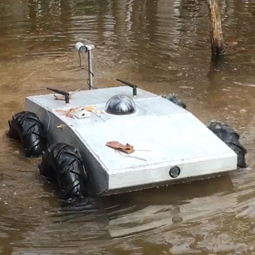 IG42-SB4-EA, Amphibious 4WD WiFi Robot - DISCONTINUED