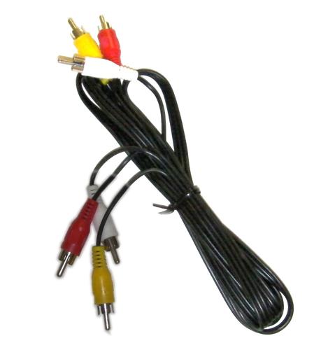 1 meter 3 (Coax Video with 2 Audio) AV Cable