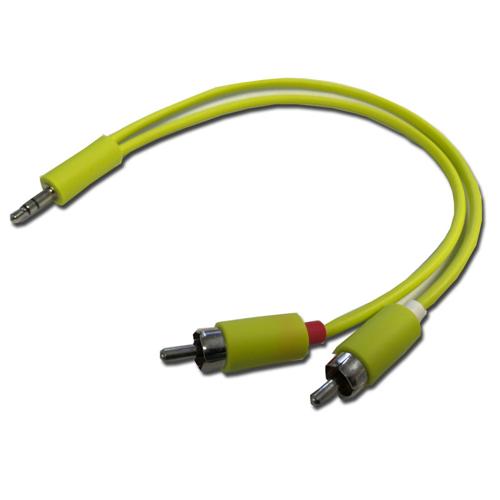 6 inch 3.5mm Stereo Male to RCA Male Y Cable - ON SALE