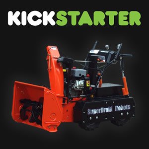 kickstarter robot snow blower