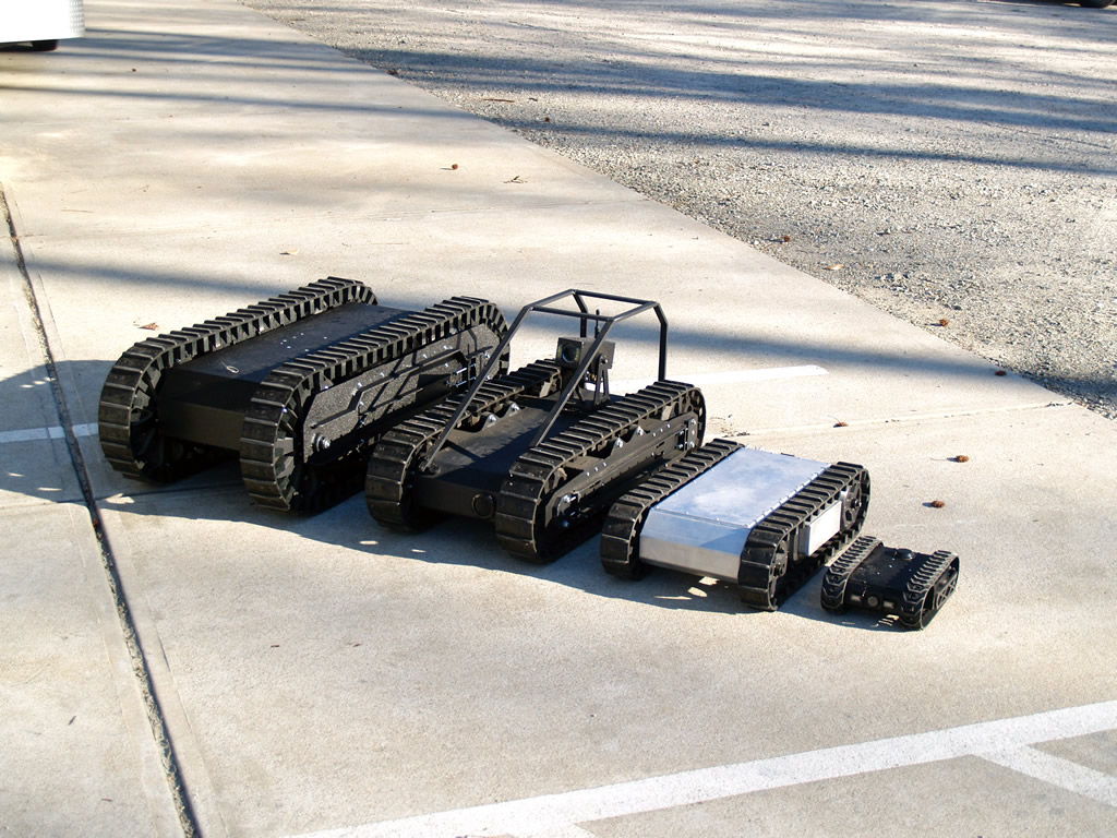 SuperDroid Robots Tracked Robots Lineup