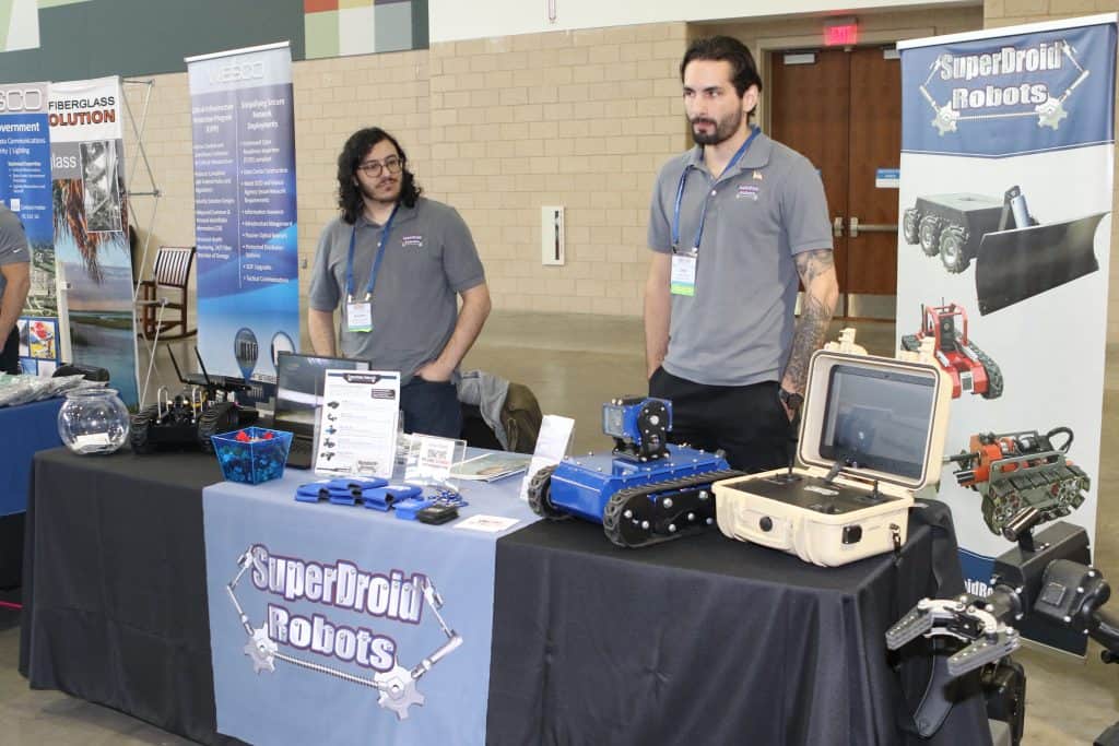 SuperDroid Robot team at our SESummit booth