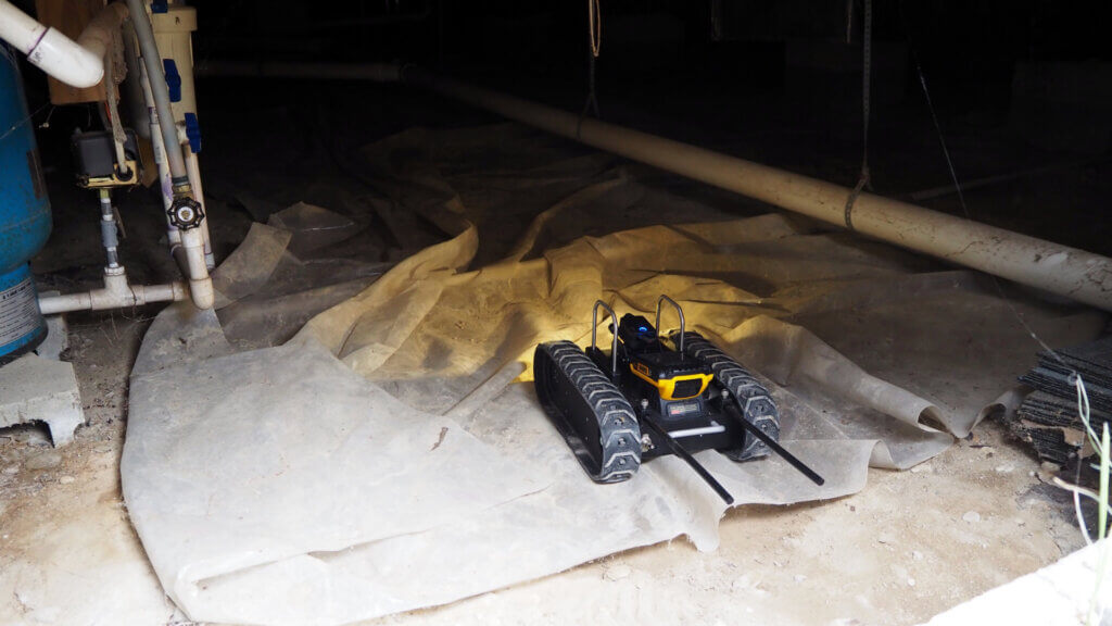 Image of Inspection Robot in Crawlspace