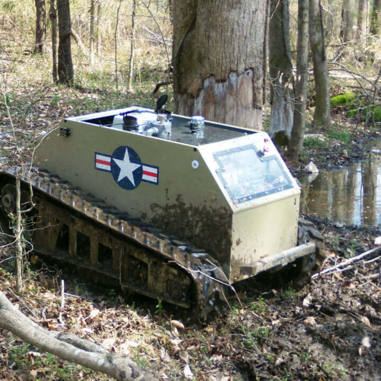 Overkill Heavy-Duty Robot in the Woods